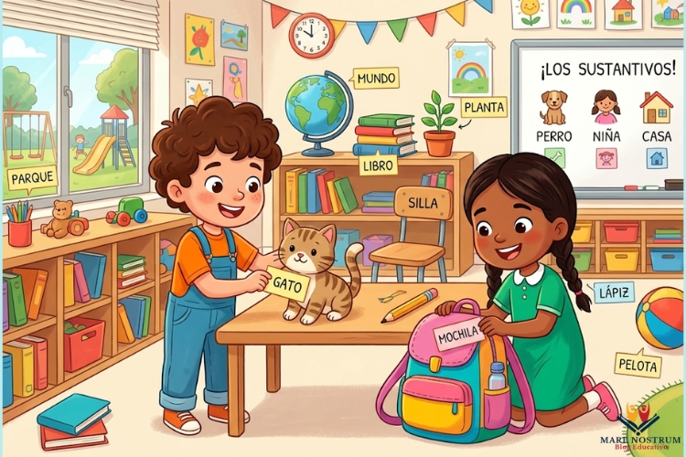 Que son los sustantivos Ejemplos para niños