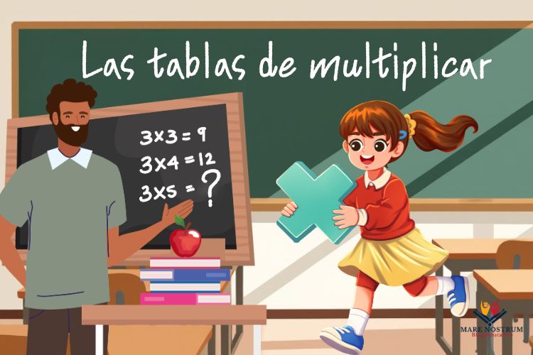 Las tablas de multiplicar para niños ejemplos